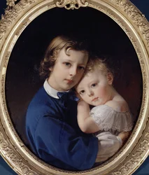 Paul et René Dubufe, c.1852